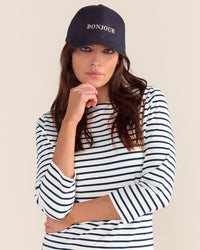 BONJOUR Cap - Navy blue