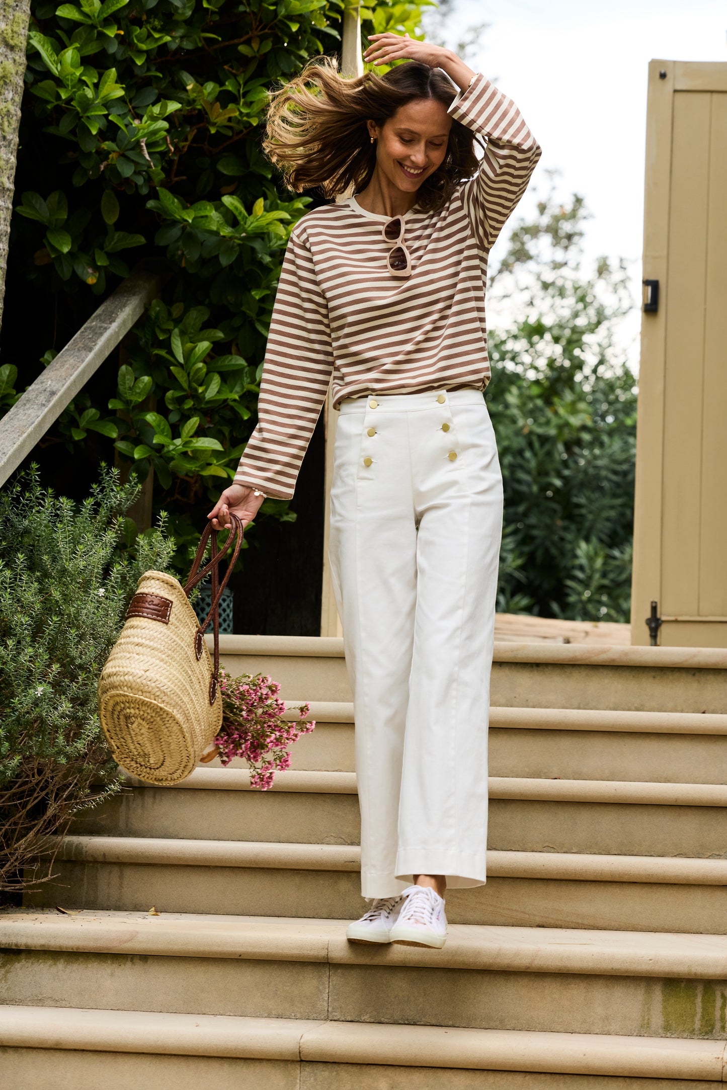 Sailor pant WHITE PREORDER EARLY SEPTEMBER