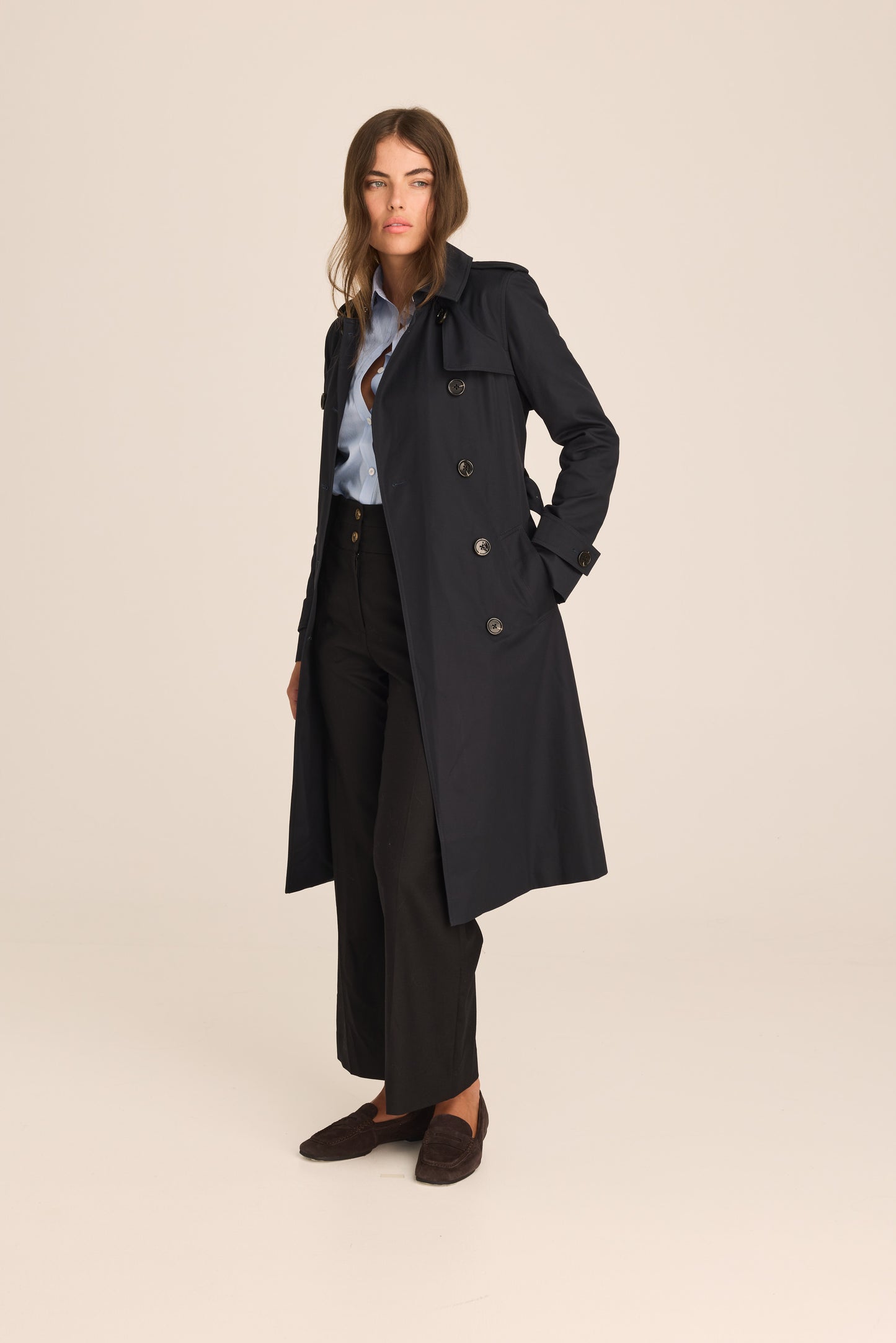 The Parisian Trench Navy