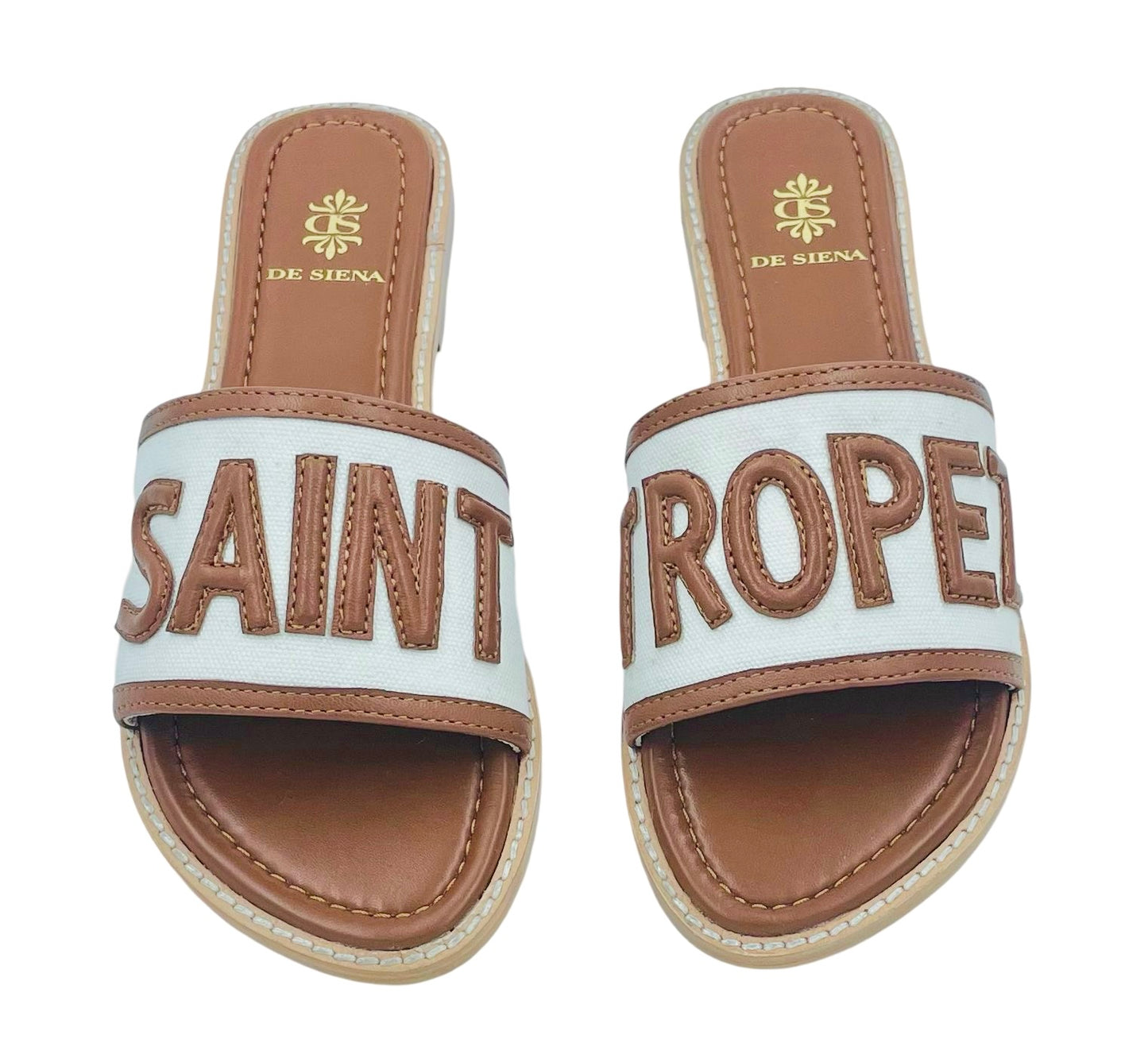 Saint Tropez Slides - TAN