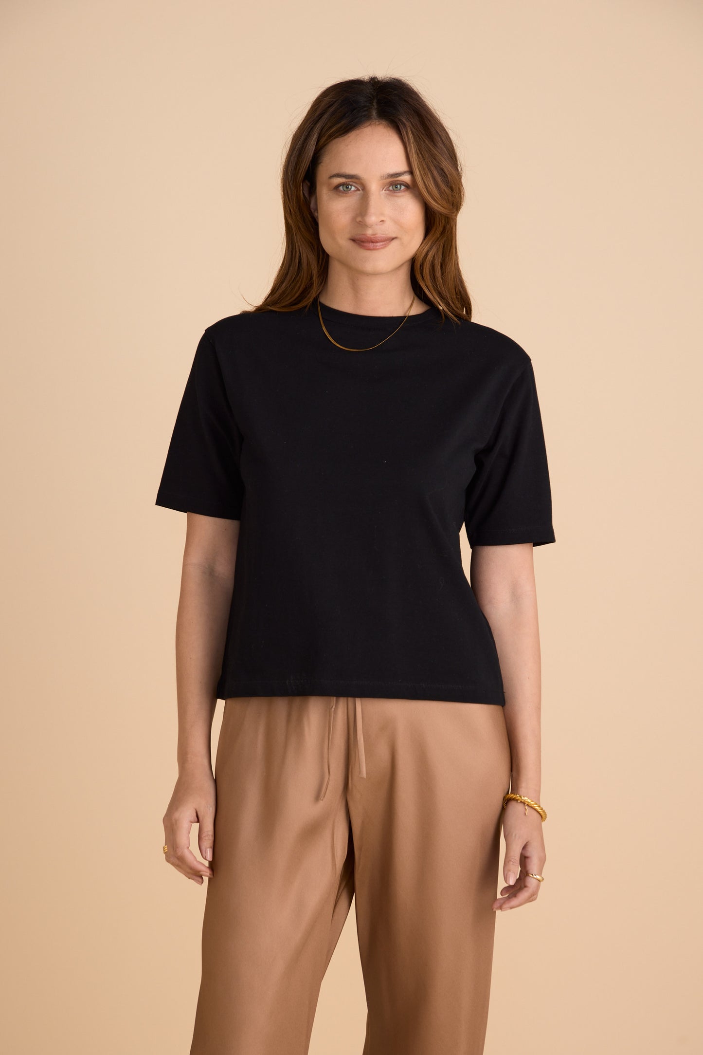 Boxy Black Tee