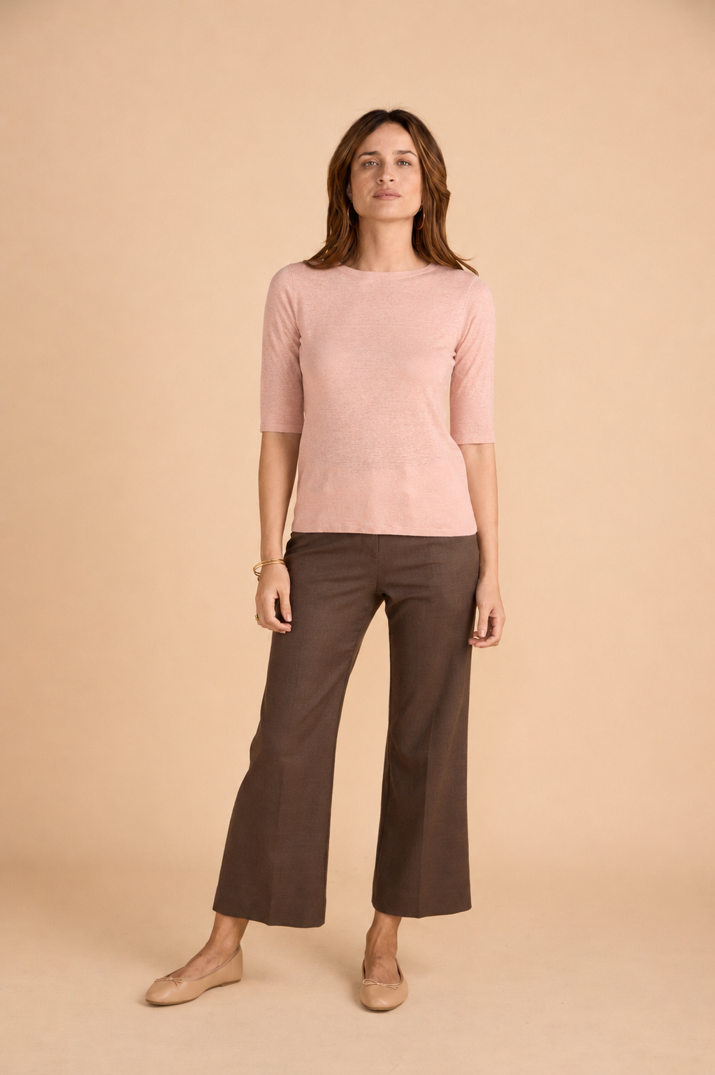 Cotton And Cashmere Top - Blush Pink