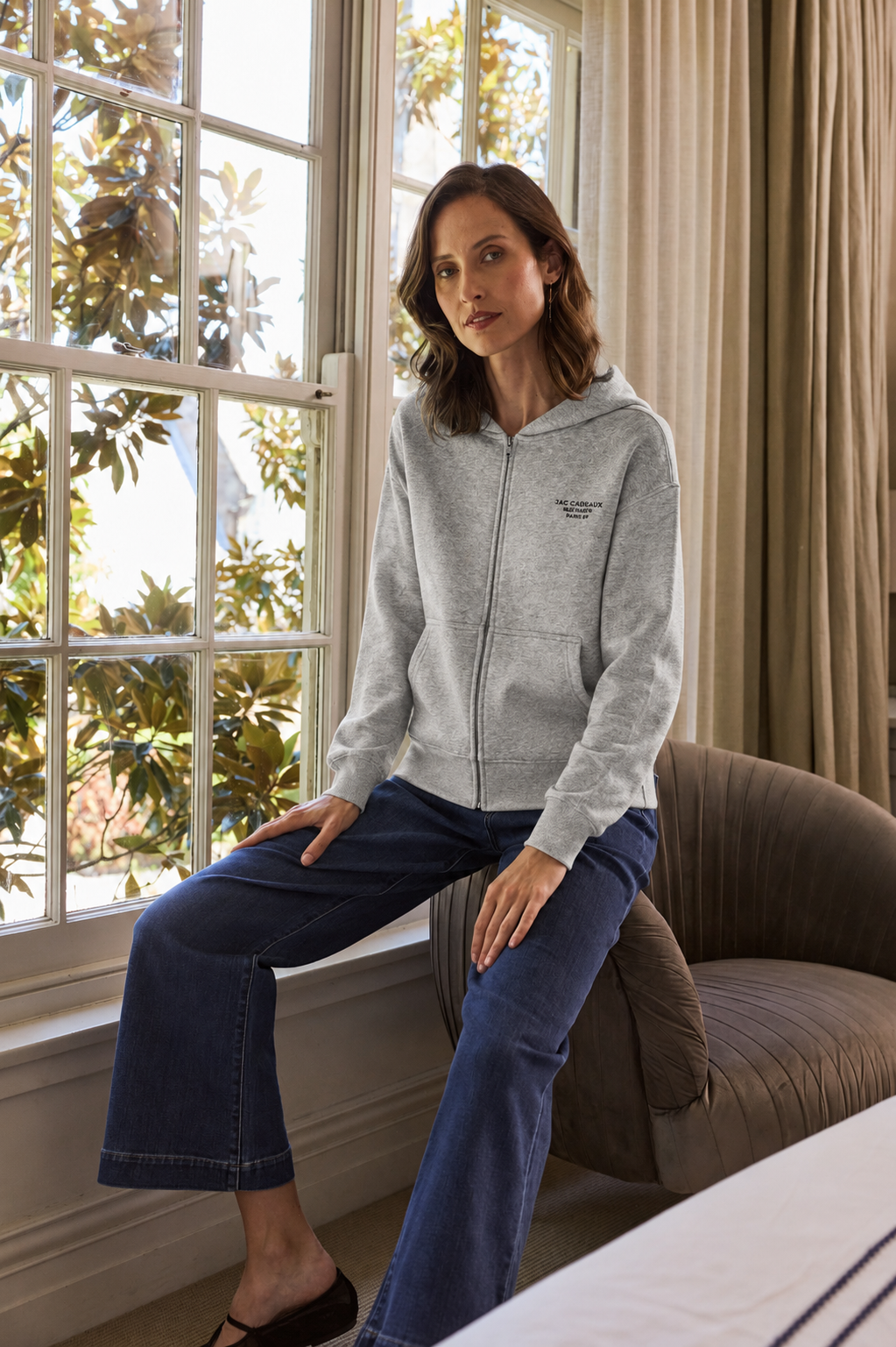 The Signature Sweatshirt Hoodie GREY
