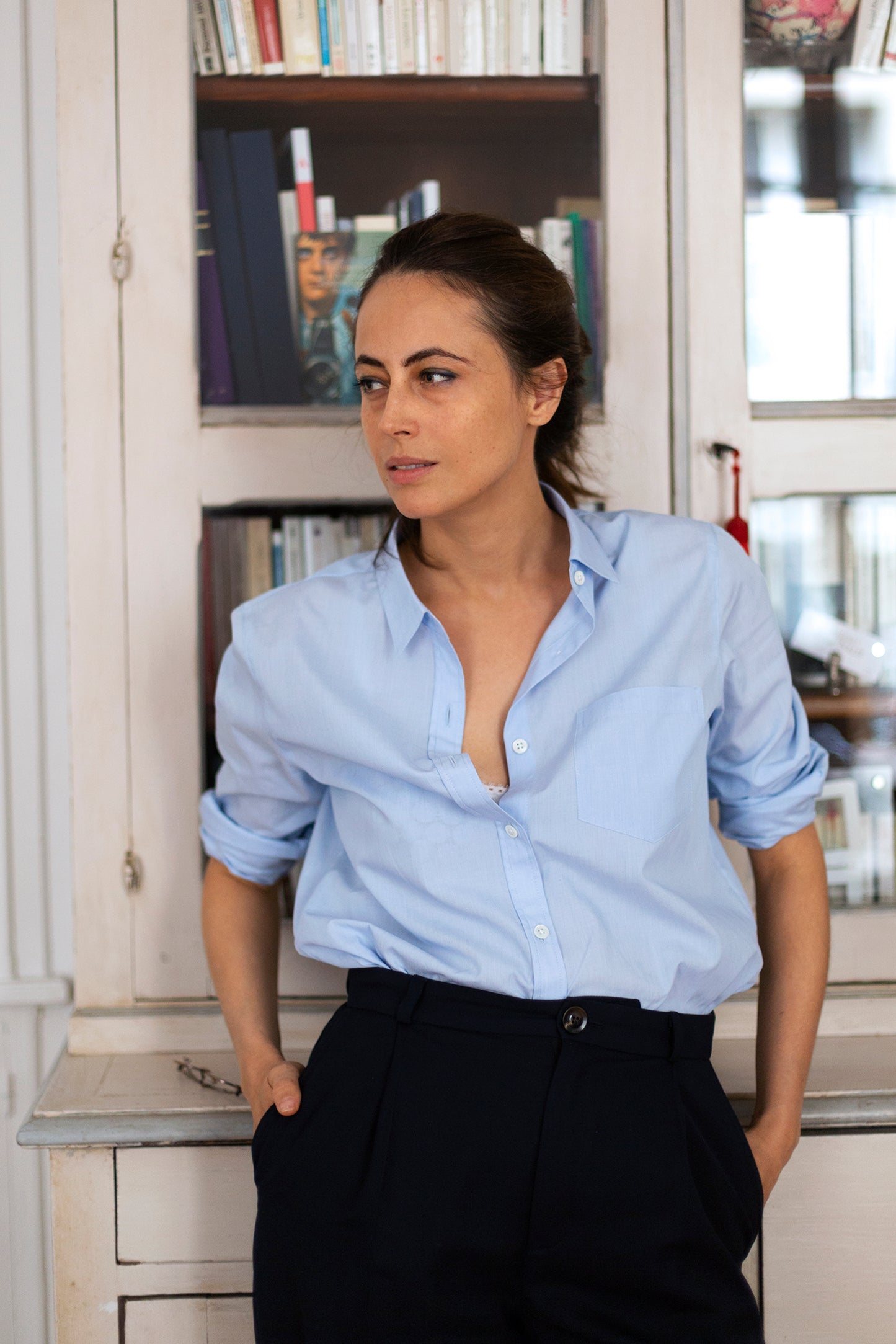 Blue Shirt Anne From Paris