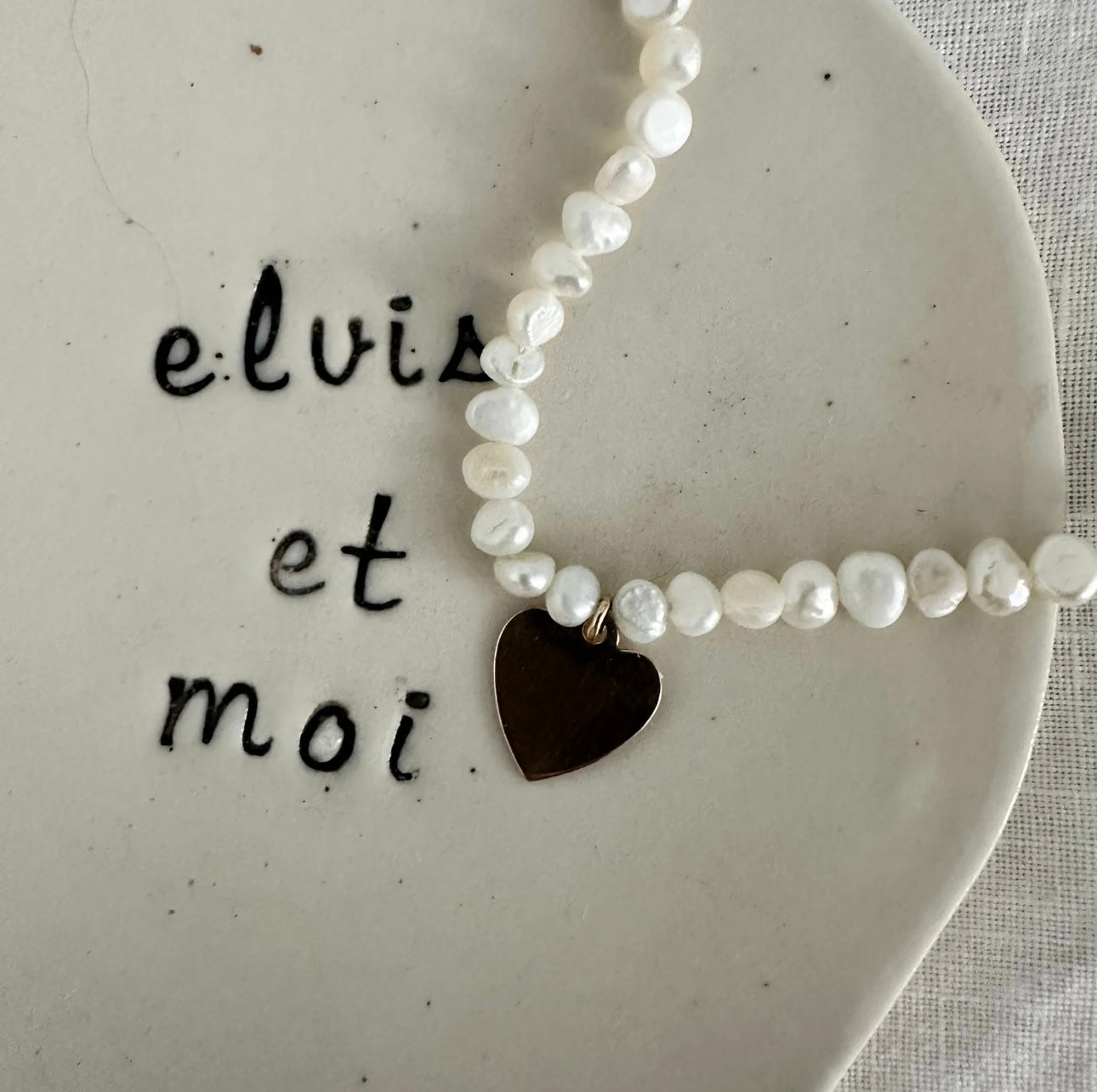 Pearl Vahanina Heart Necklace