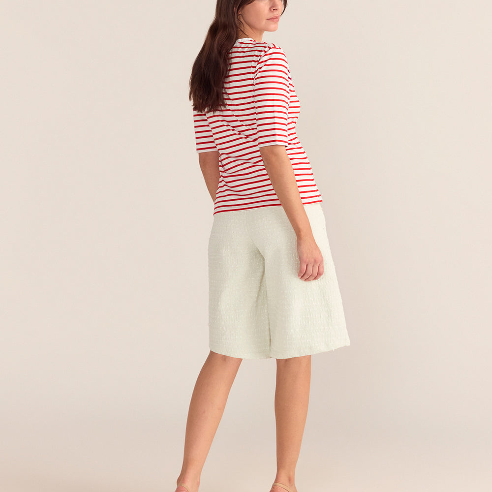 
                      
                        Bouclé Bermuda Shorts - Cream
                      
                    
