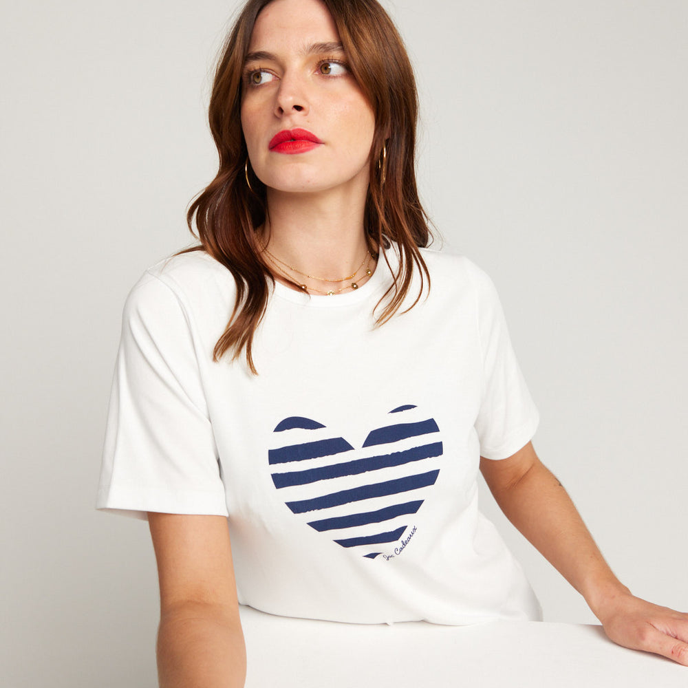 
                  
                    Jac Cadeaux Heart T-shirt Navy Blue
                  
                