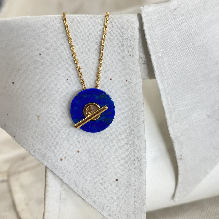 Baie Necklace Blue Gold
