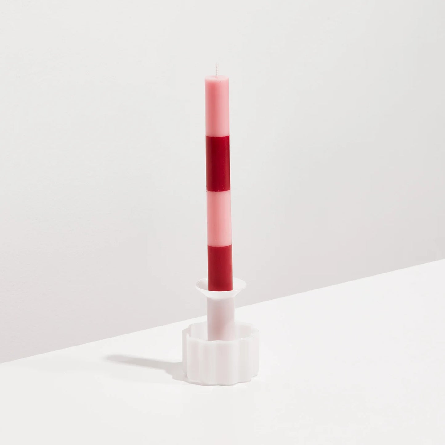 Stripe Dinner Candles