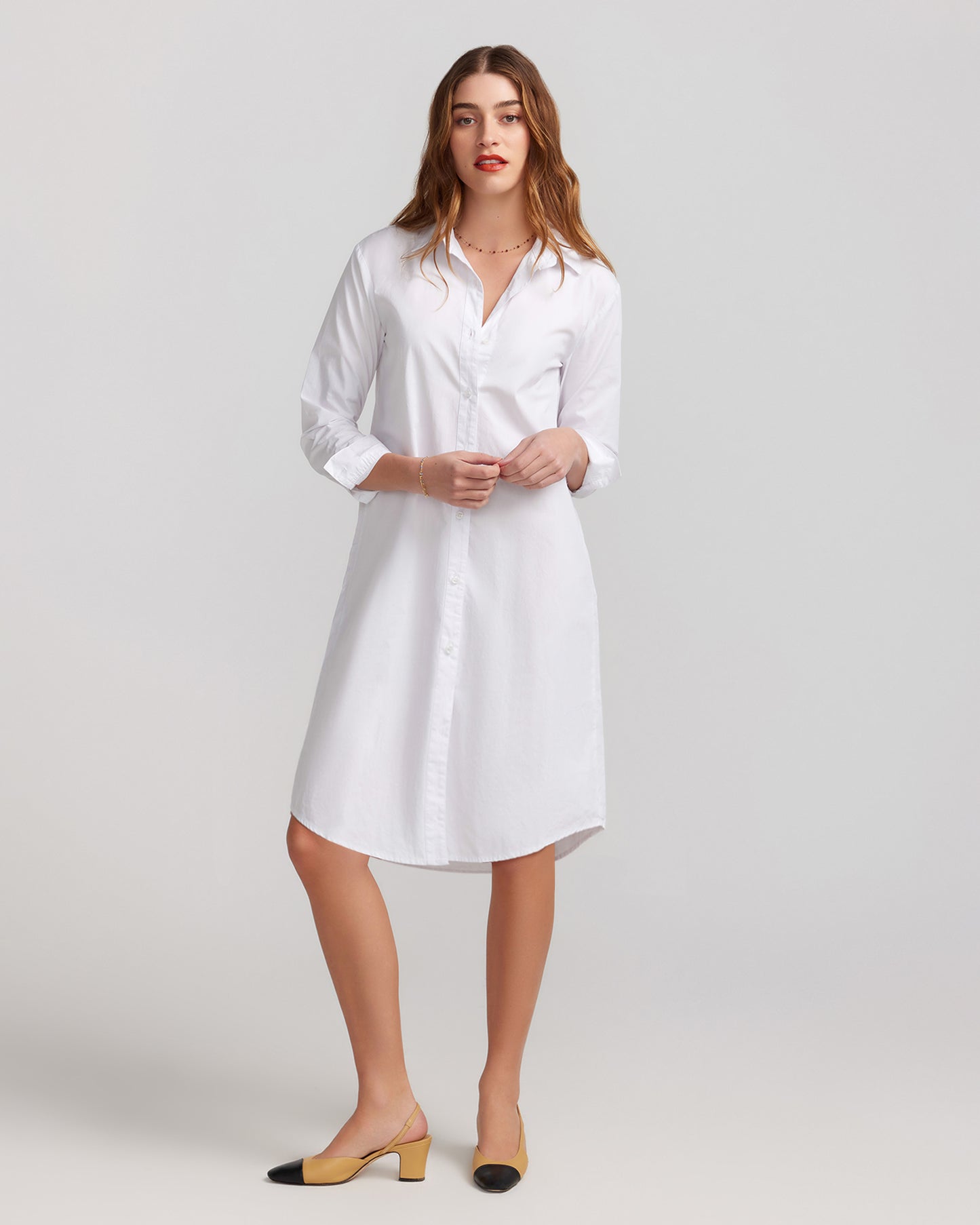 Antibes Shirt Dress - White
