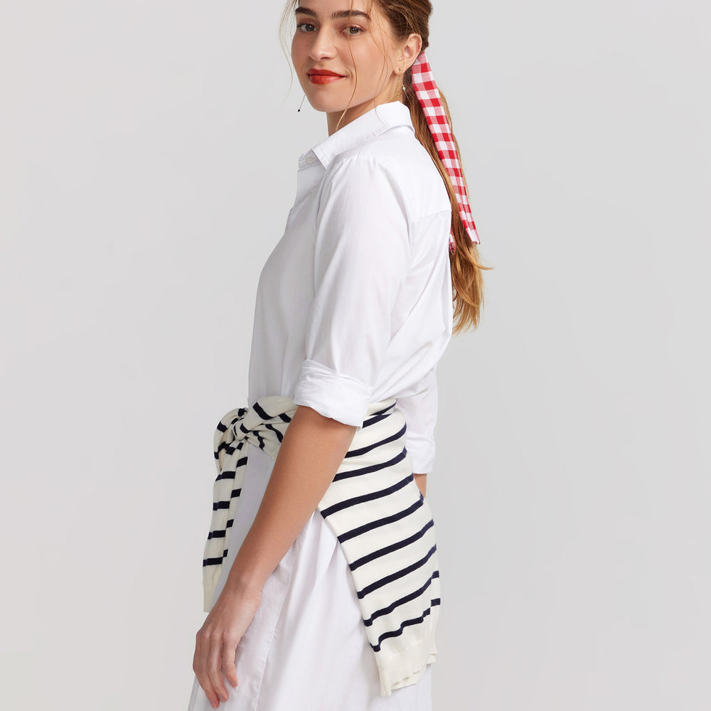 
                      
                        Antibes Shirt Dress - White
                      
                    