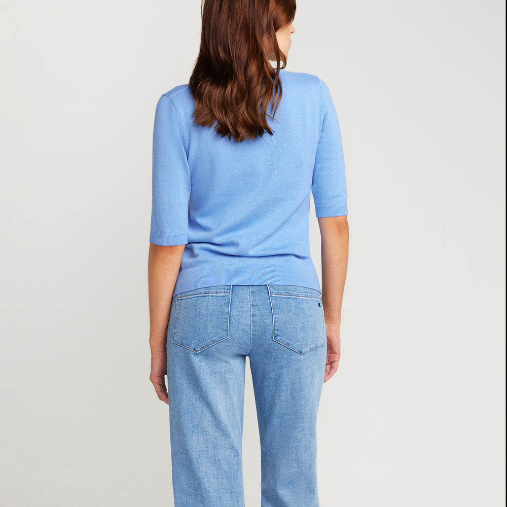 
                      
                        Cotton And Cashmere Top - Powder Blue
                      
                    