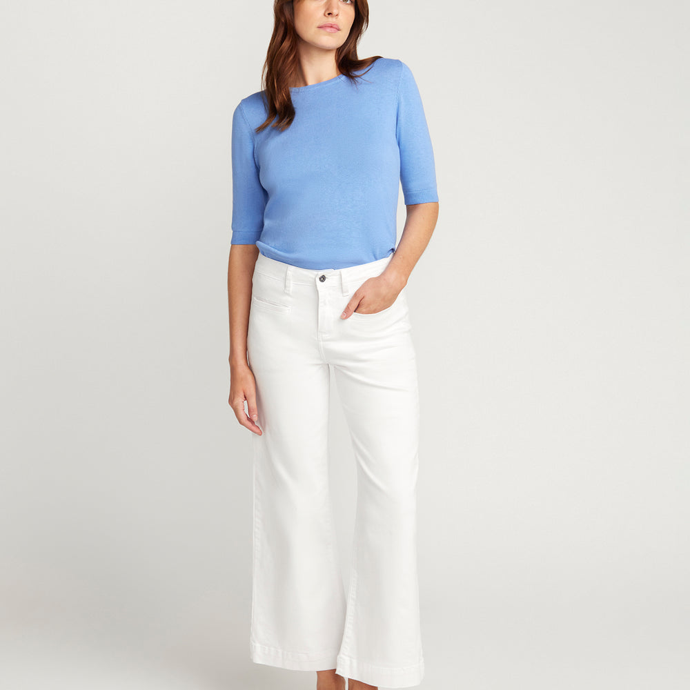 
                      
                        Cotton And Cashmere Top - Powder Blue
                      
                    