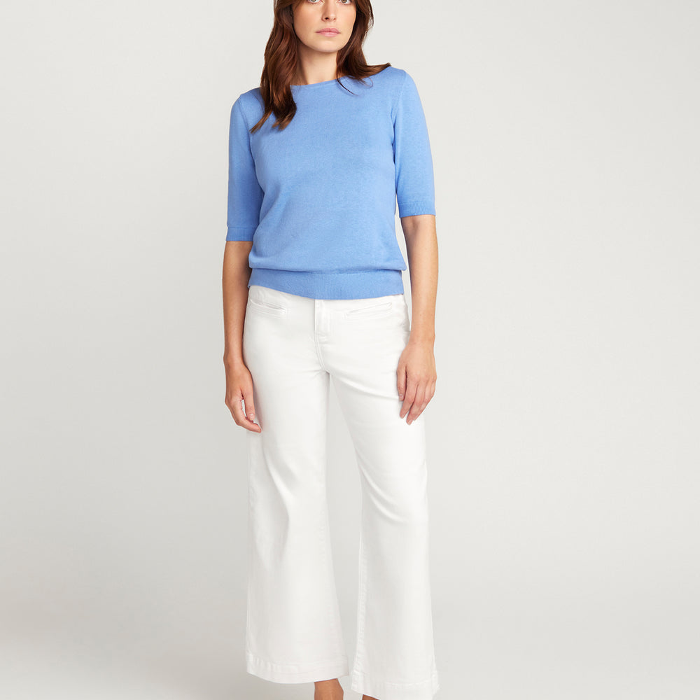 
                      
                        Cotton And Cashmere Top - Powder Blue
                      
                    