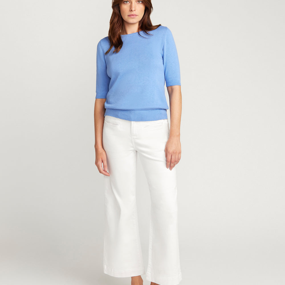 
                      
                        Cotton And Cashmere Top - Powder Blue
                      
                    