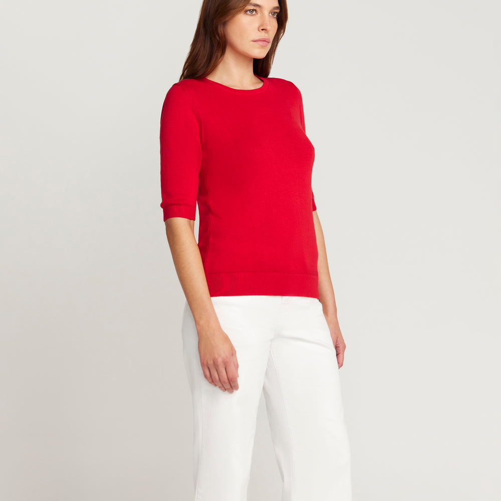 
                      
                        Cotton And Cashmere Top - Red
                      
                    