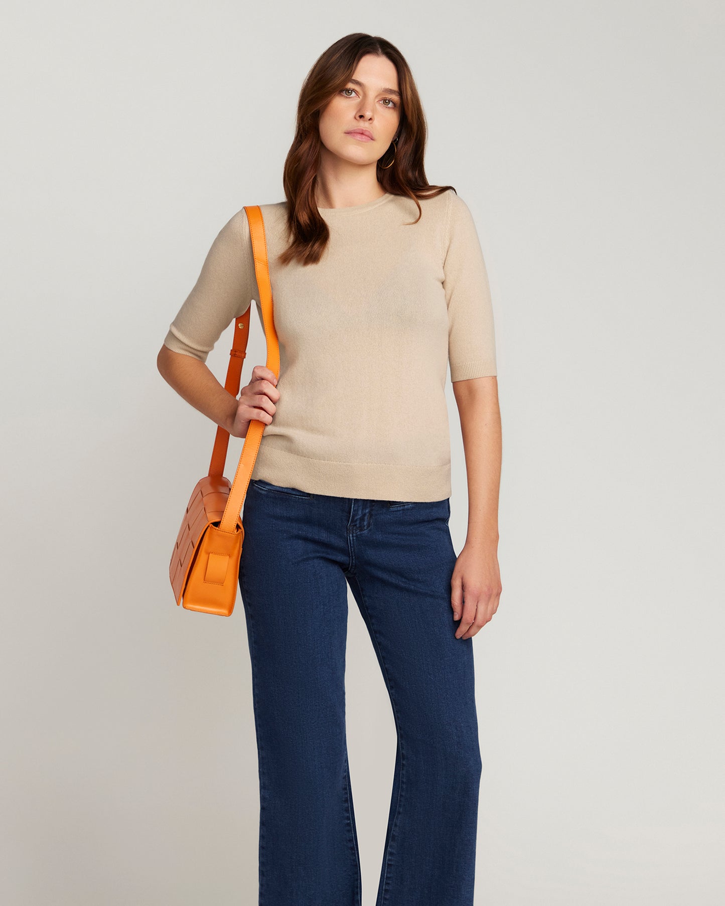 Margaux Knit Top Cashmere & Wool - Beige