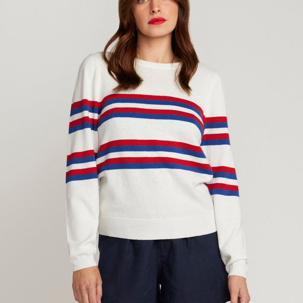 
                      
                        Cotton & Cashmere Saint Germain French Racer Sweater
                      
                    