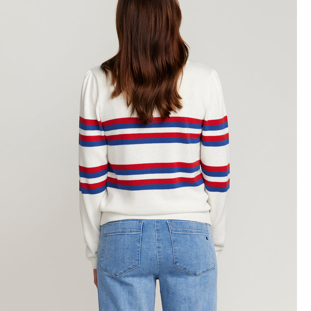 
                      
                        Cotton & Cashmere Saint Germain French Racer Sweater
                      
                    