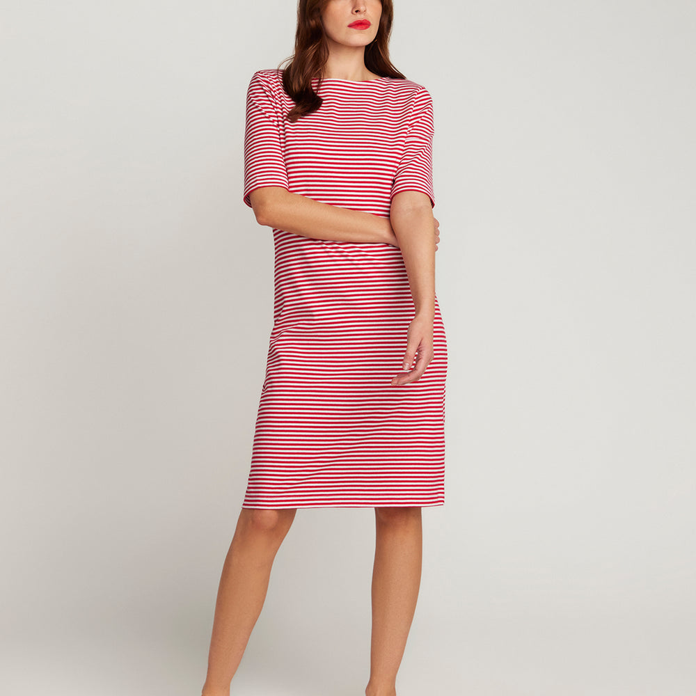 
                  
                    L'Été Red and White Stripe Summer Dress
                  
                