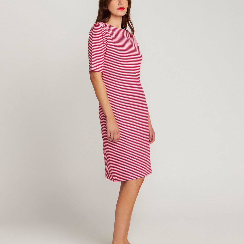 
                  
                    L'Été Red and White Stripe Summer Dress
                  
                