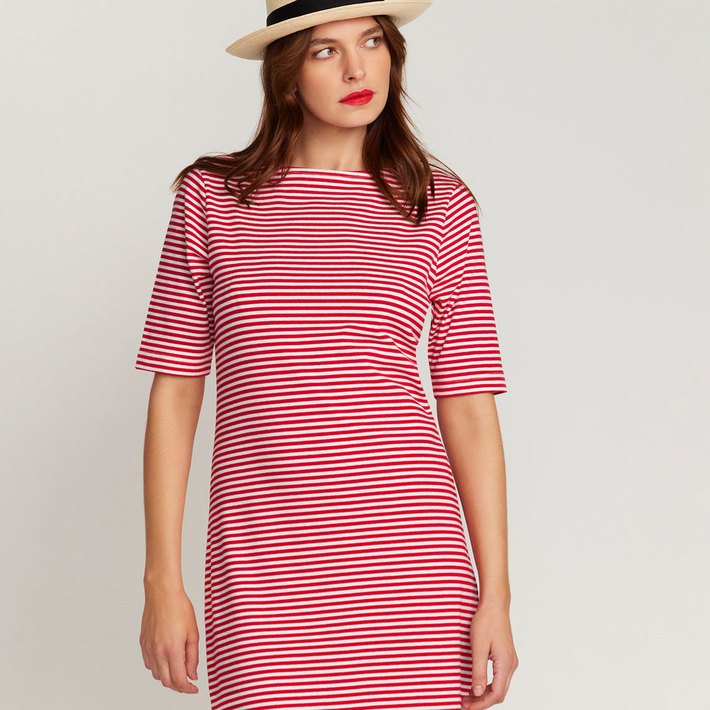 
                  
                    L'Été Red and White Stripe Summer Dress
                  
                