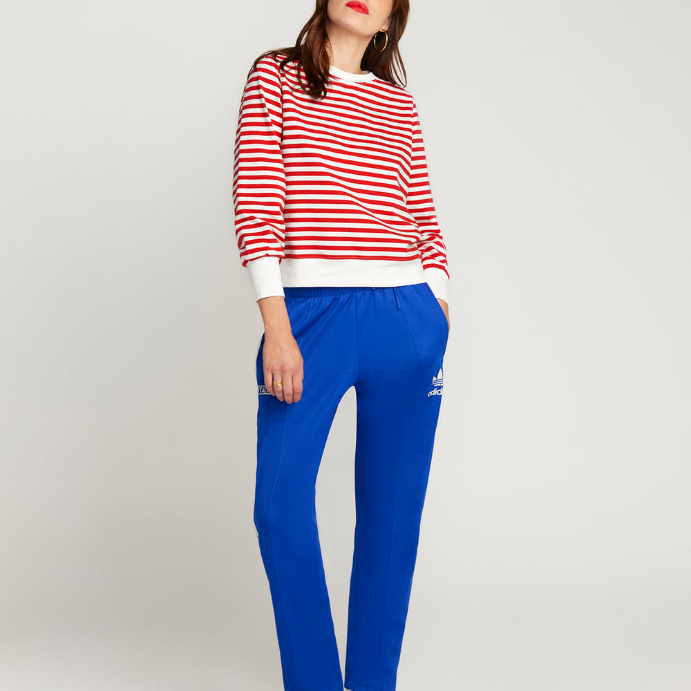 
                      
                        La Camille Breton Stripe Top - Red
                      
                    