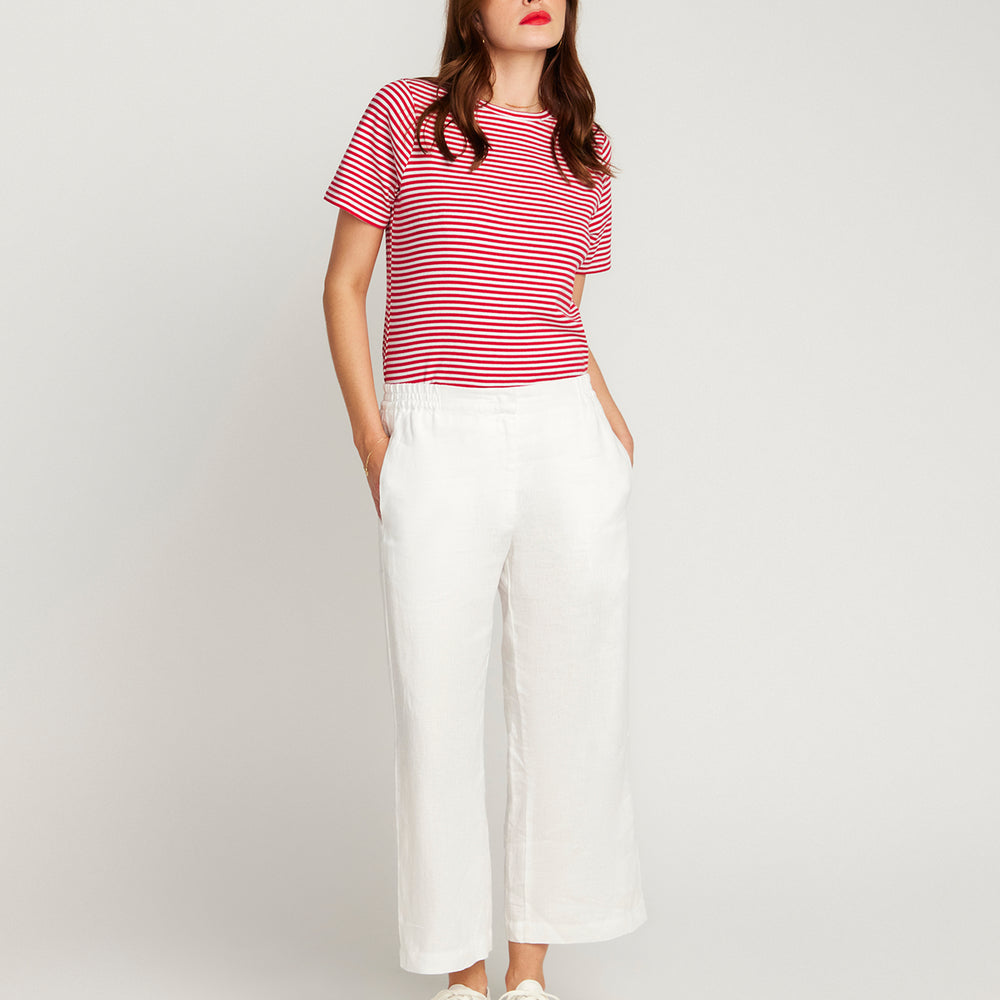 
                  
                    White Linen Pant
                  
                