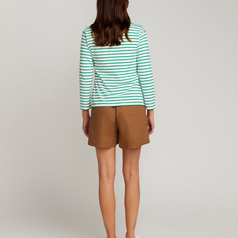 
                      
                        Green Breton Stripe French Top White Base Green Stripe
                      
                    