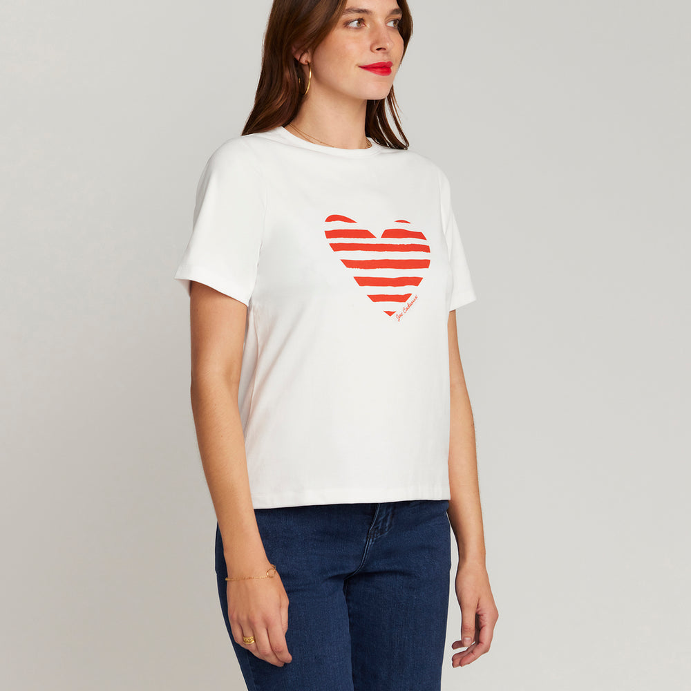 
                  
                    Jac Cadeaux Heart T-shirt Red
                  
                