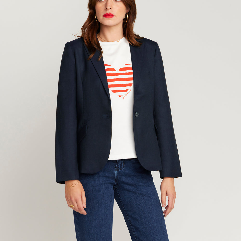 
                      
                        Claudette Blazer - Navy Blue
                      
                    