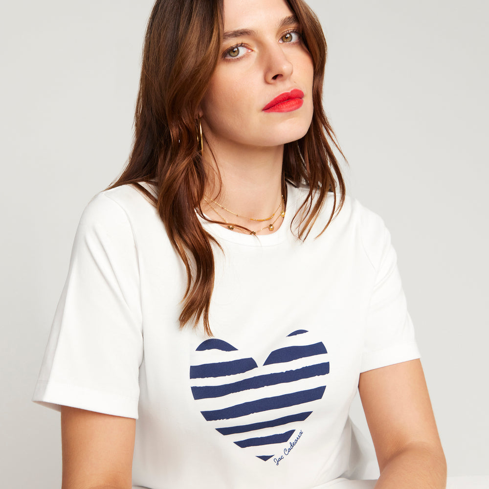 
                  
                    Jac Cadeaux Heart T-shirt Navy Blue
                  
                