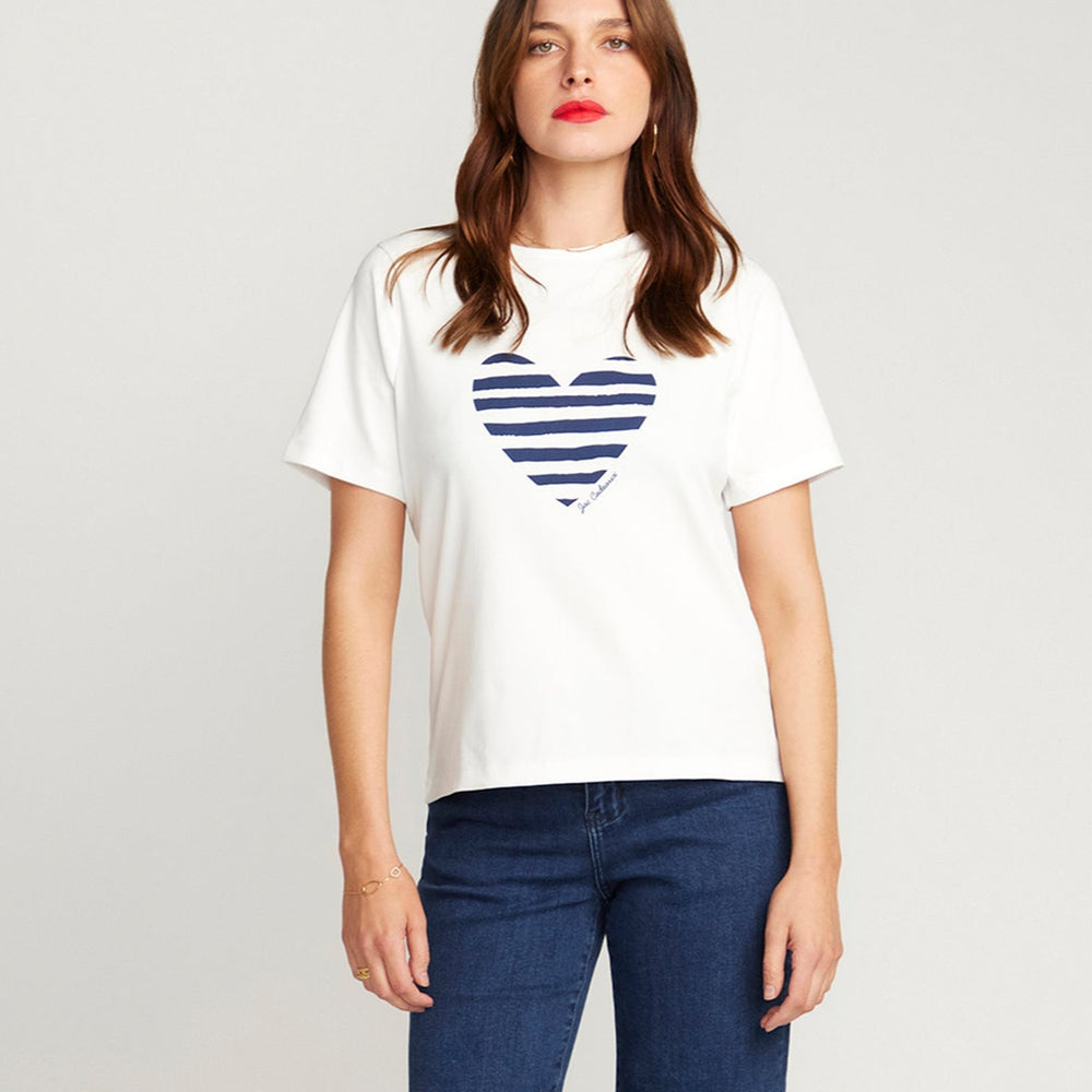 
                      
                        Jac Cadeaux Heart T-shirt Navy Blue
                      
                    