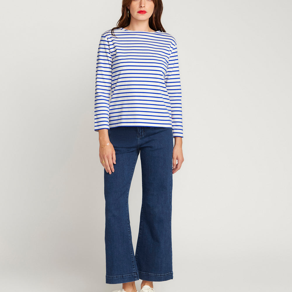 
                      
                        Breton Royal Blue Stripe Top White Base Royal Stripe
                      
                    