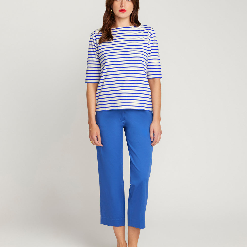 
                      
                        Royal Blue Breton Stripe French Tee  White Base Royal Stripe
                      
                    