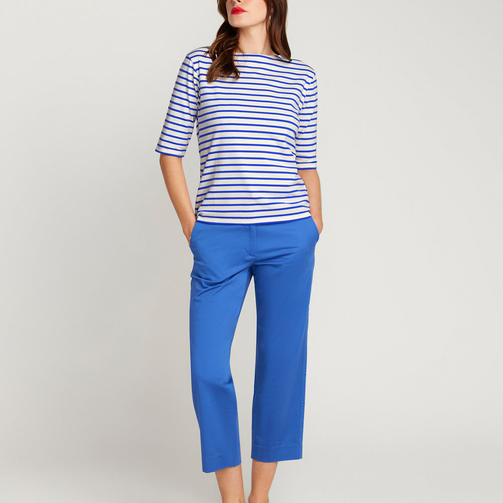 
                      
                        Royal Blue Breton Stripe French Tee  White Base Royal Stripe
                      
                    