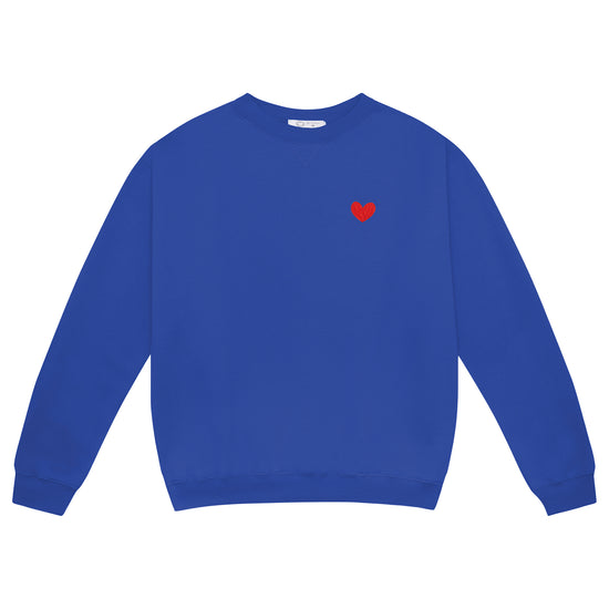 Jac Cadeaux Crew Neck Sweatshirt ROYAL BLUE