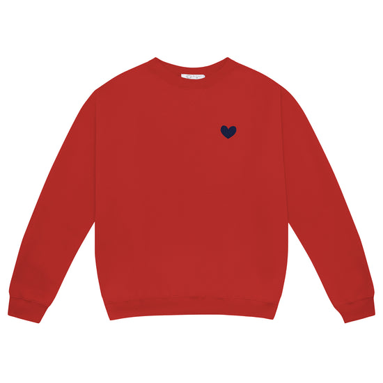 Jac Cadeaux Crew Neck Sweatshirt RED