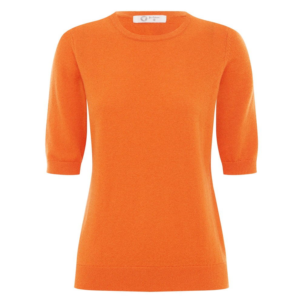 
                      
                        Margaux Knit Top In Cashmere & Wool - ORANGE
                      
                    