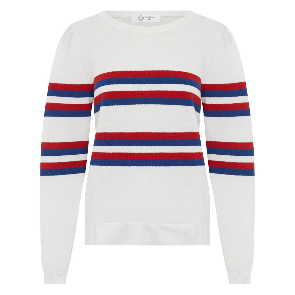 
                      
                        Cotton & Cashmere Saint Germain French Racer Sweater
                      
                    