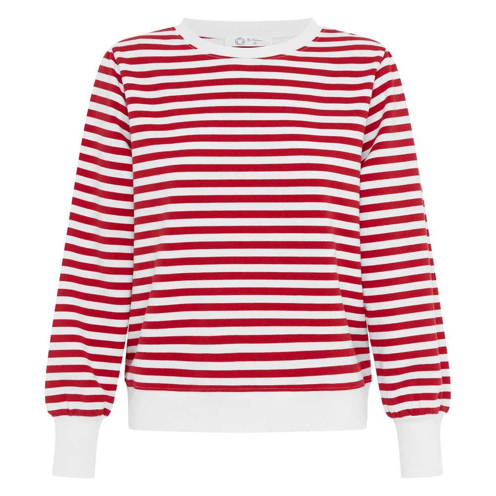 
                      
                        La Camille Breton Stripe Top - Red
                      
                    