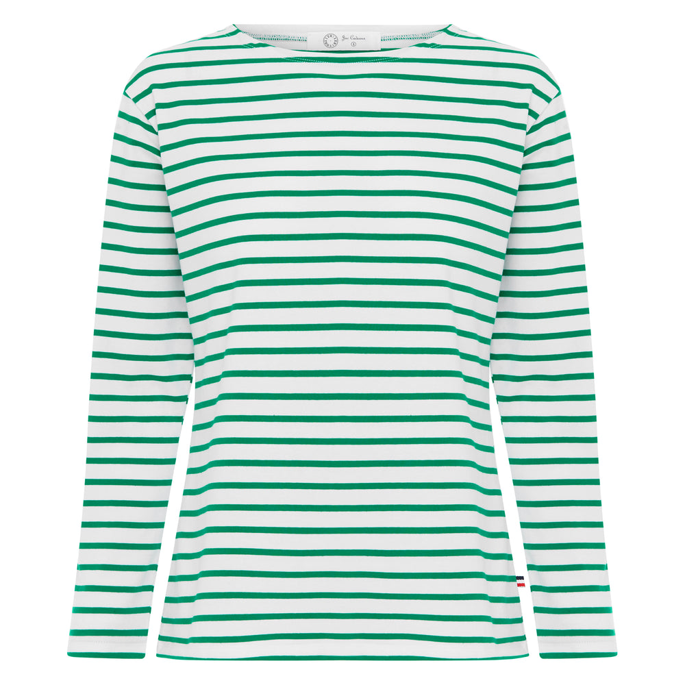 
                      
                        Green Breton Stripe French Top White Base Green Stripe
                      
                    