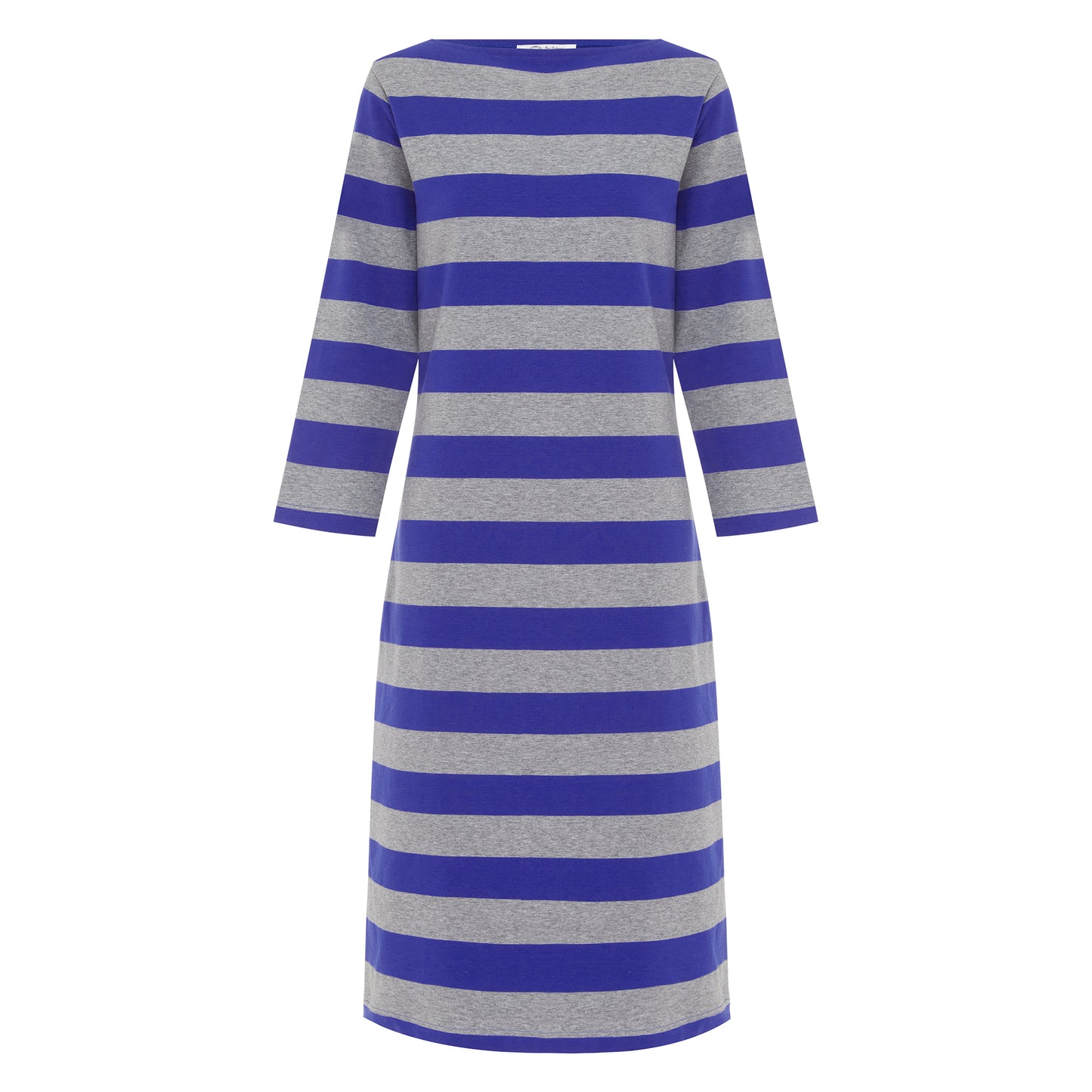 The Françoise Grey and Royal Blue Sweat Dress