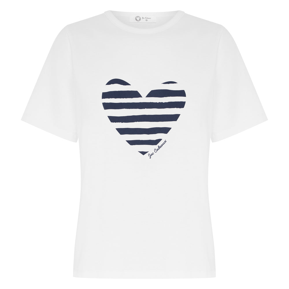 
                      
                        Jac Cadeaux Heart T-shirt Navy Blue
                      
                    