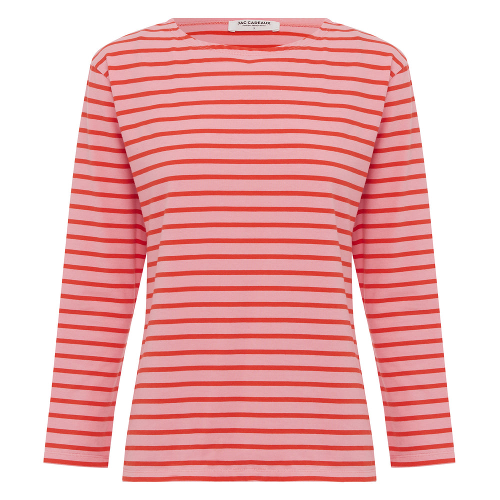 
                      
                        Breton Stripe French Top Pink Base Red Stripe
                      
                    