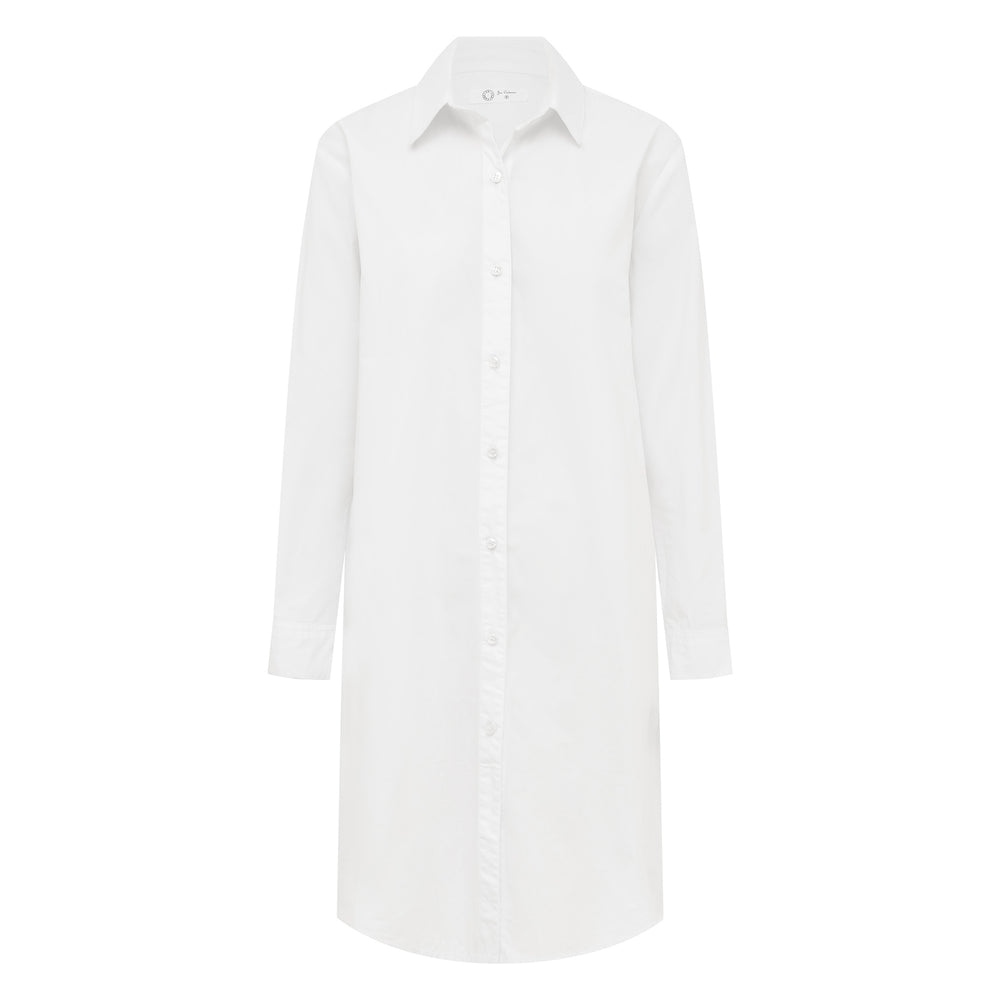 
                      
                        Antibes Shirt Dress - White
                      
                    