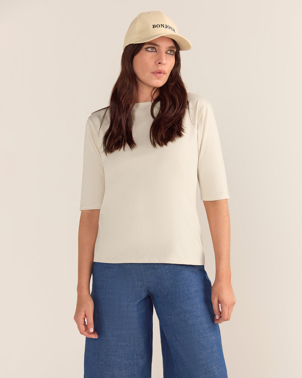BONJOUR Cap - Beige