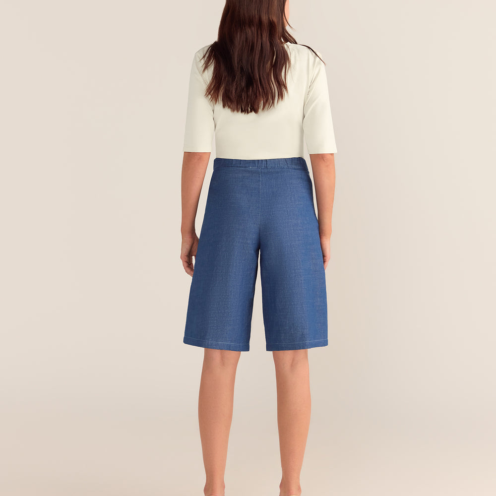 
                      
                        Denim Bermuda Shorts
                      
                    