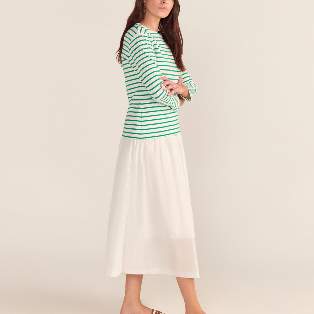 
                      
                        Green Breton Stripe French Top White Base Green Stripe
                      
                    