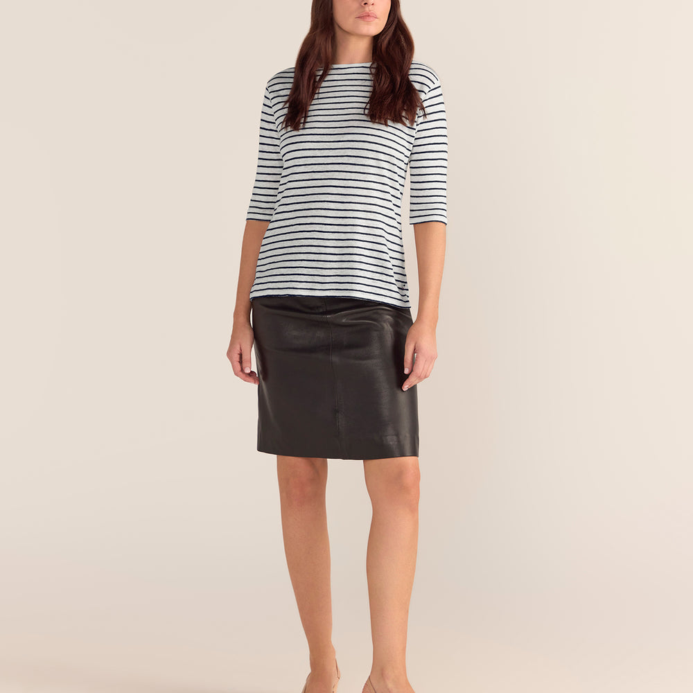 Black Leather Skirt